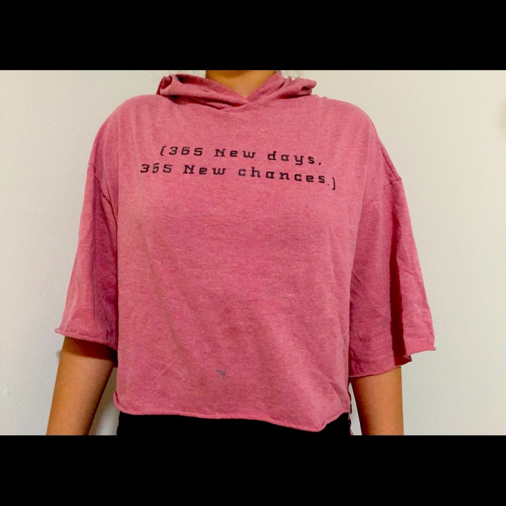 crop top pale pink full cotton